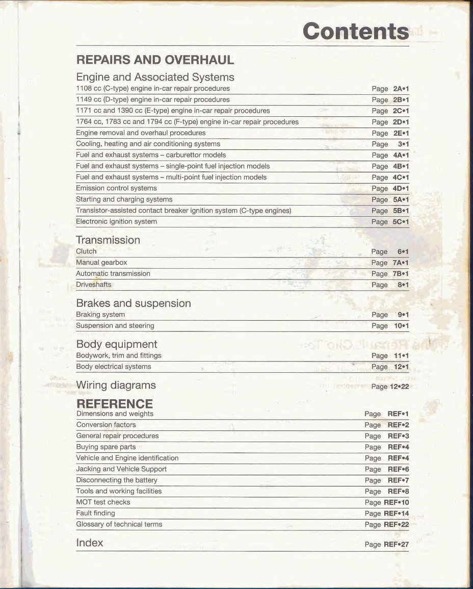 1990-2012 Renault Clio I / II / III Service & Repair Manual preview img 4