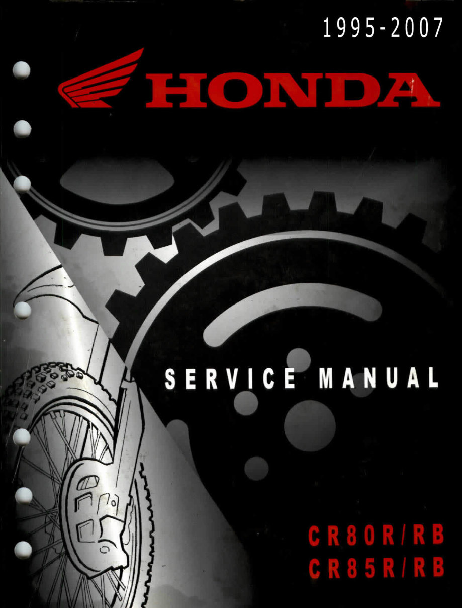 1995-2007 CR80R / CR85R CR80 CR85 Service & Repair Manual preview img 1