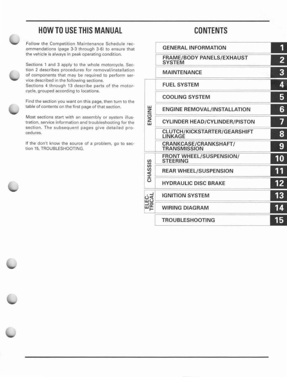 1995-2007 CR80R / CR85R CR80 CR85 Service & Repair Manual preview img 3