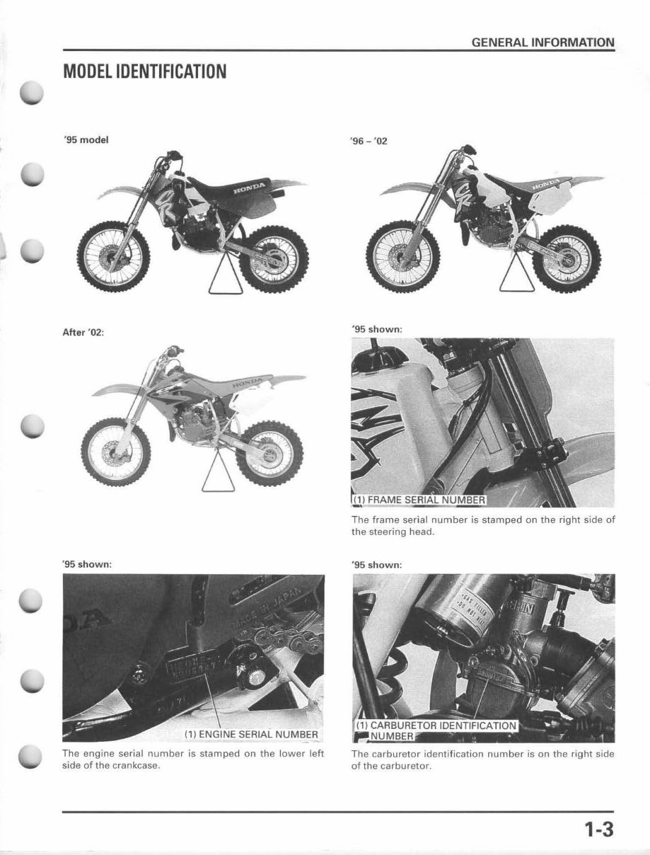 1995-2007 CR80R / CR85R CR80 CR85 Service & Repair Manual preview img 7