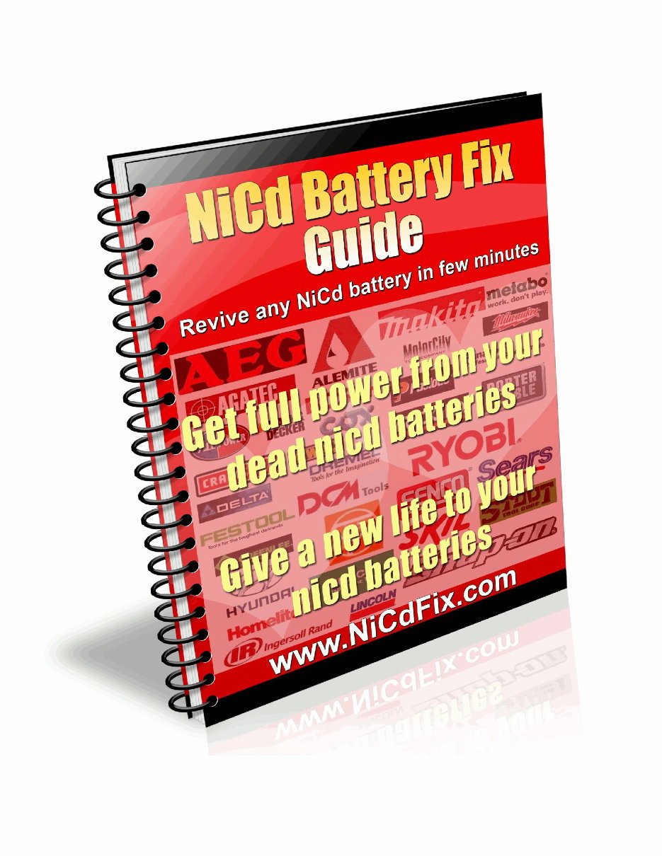 Battery Doctor FiX Repair Rebuild ANY NICAD BATTERY preview img 1