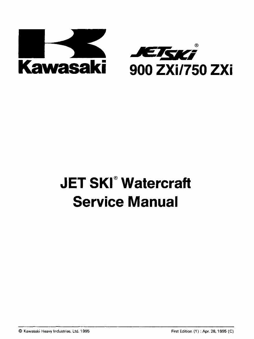 Kawasaki 900ZXi & 750ZXi JetSki Complete Workshop Service Repair Manual 1995 1996 1997 preview img 3