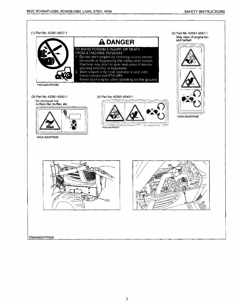 Kubota Bx25 Tractor Workshop Service Manual for Repair preview img 7