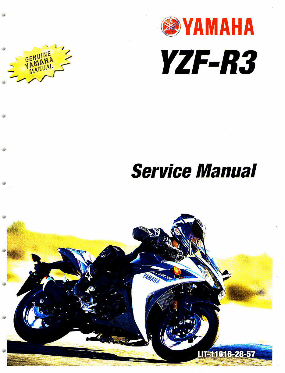 2017 Yamaha YZF-R3 Service & Repair Manual preview img 1