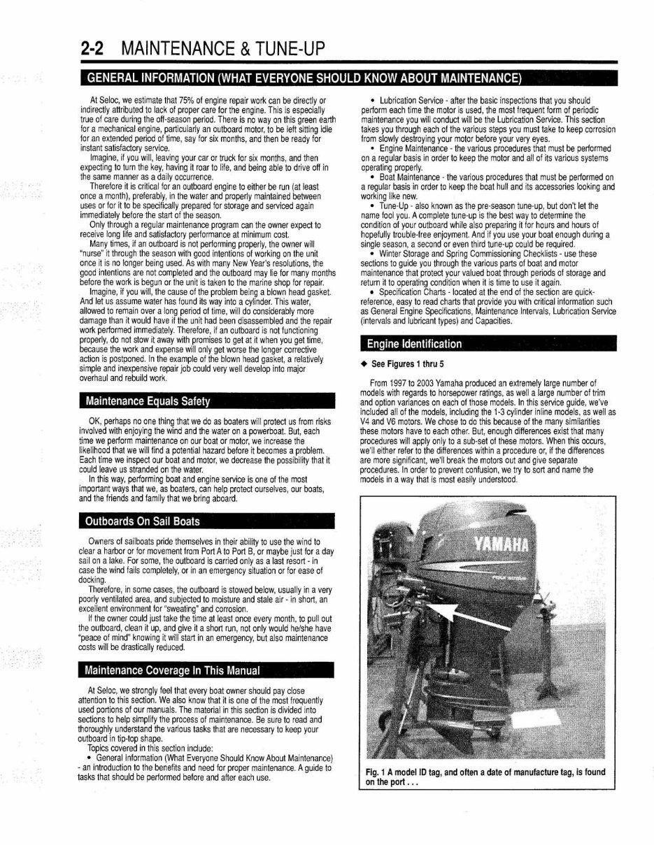 1997-2003 Yamaha 40hp 3 Cylinder 698cc 2 Stroke Outboard Service & Repair Manual preview img 2