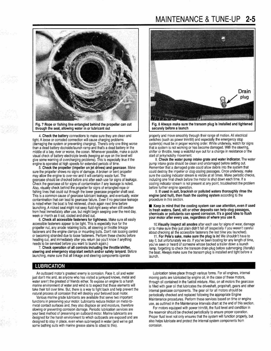 1997-2003 Yamaha 40hp 3 Cylinder 698cc 2 Stroke Outboard Service & Repair Manual preview img 5