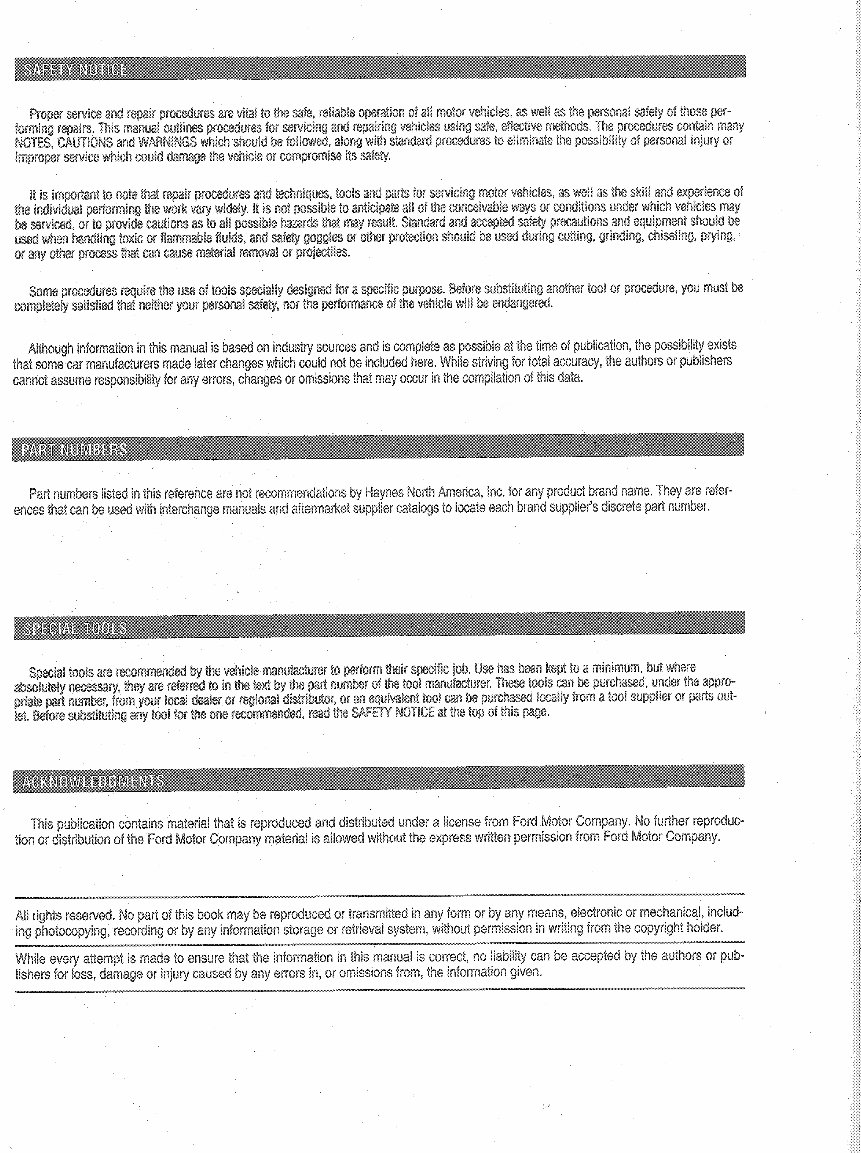 1988-1999 Lincoln Mark VII & Mark VIII Service & Repair Manual preview img 5