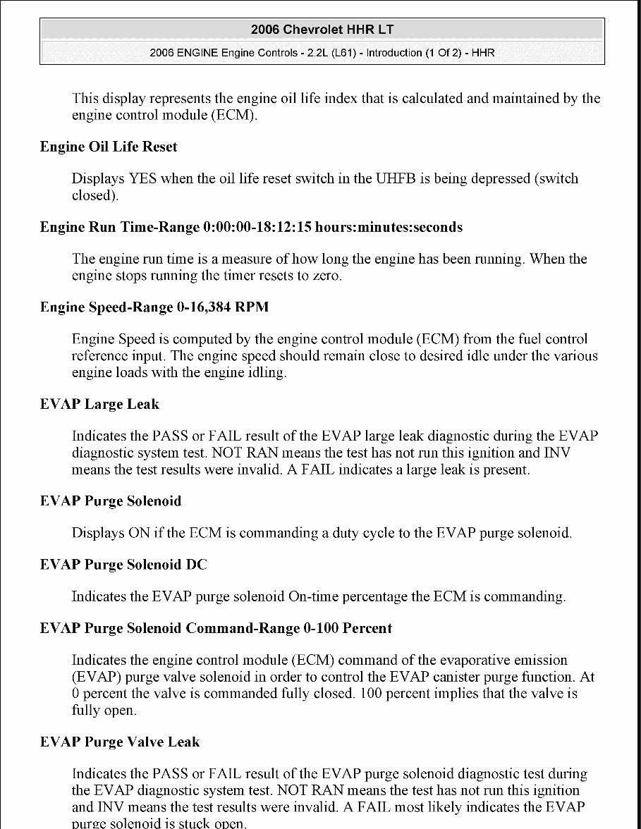 2008 Chevrolet HHR Service & Repair Manual preview img 10