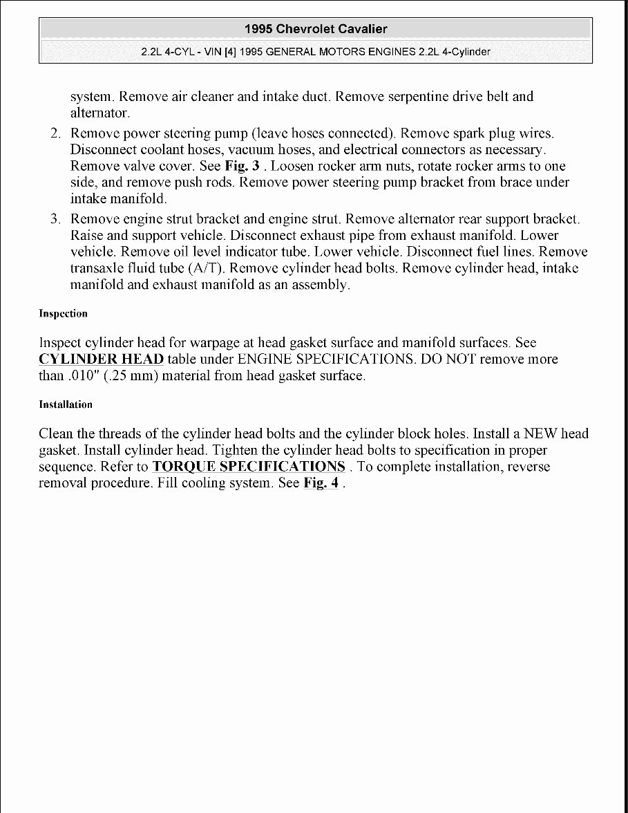 1995-2005 Chevrolet Cavalier Service & Repair Manual preview img 5