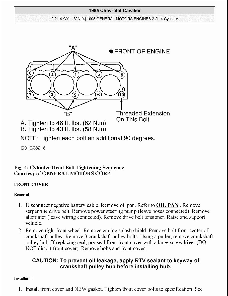 1995-2005 Chevrolet Cavalier Service & Repair Manual preview img 7