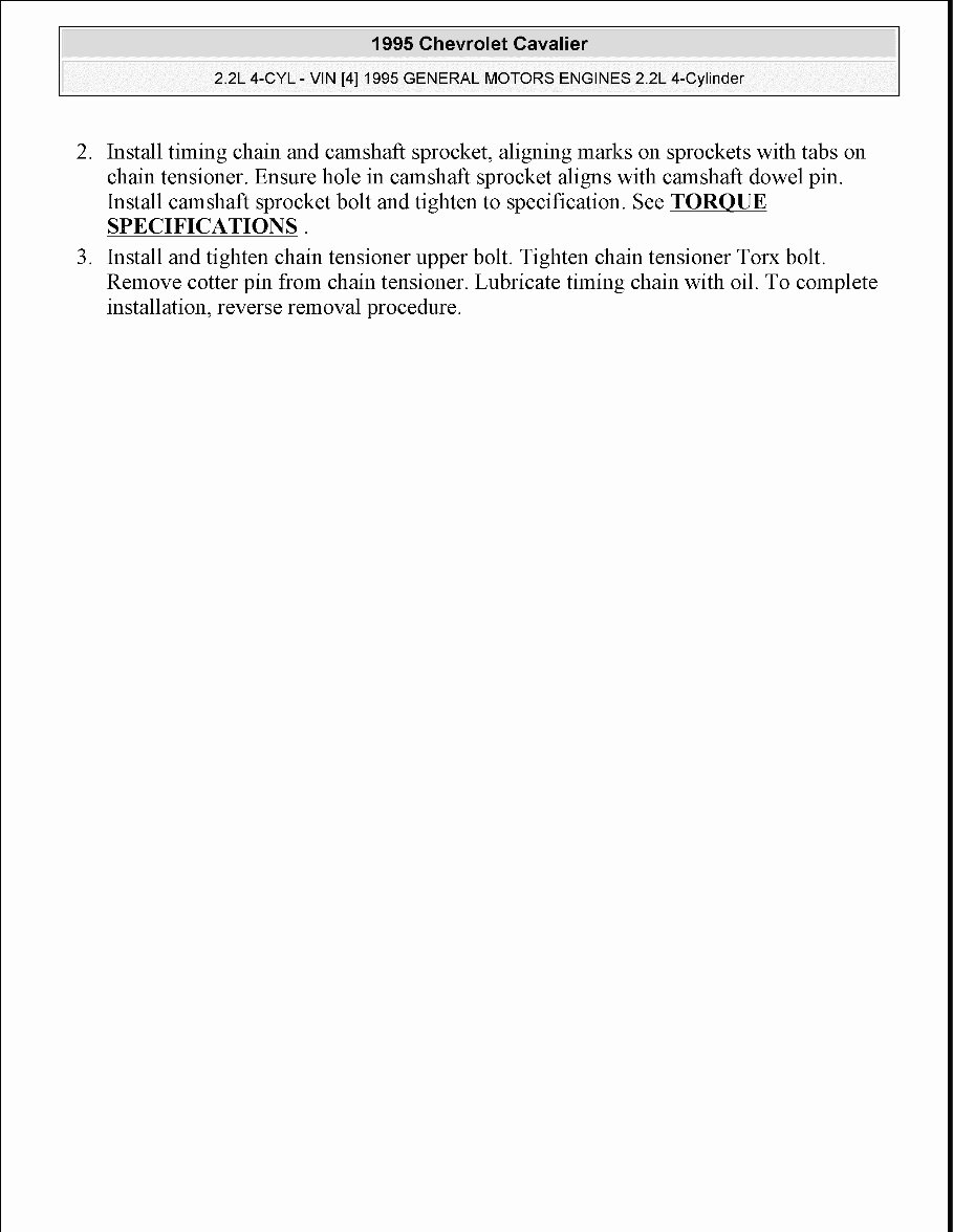 1995-2005 Chevrolet Cavalier Service & Repair Manual preview img 9