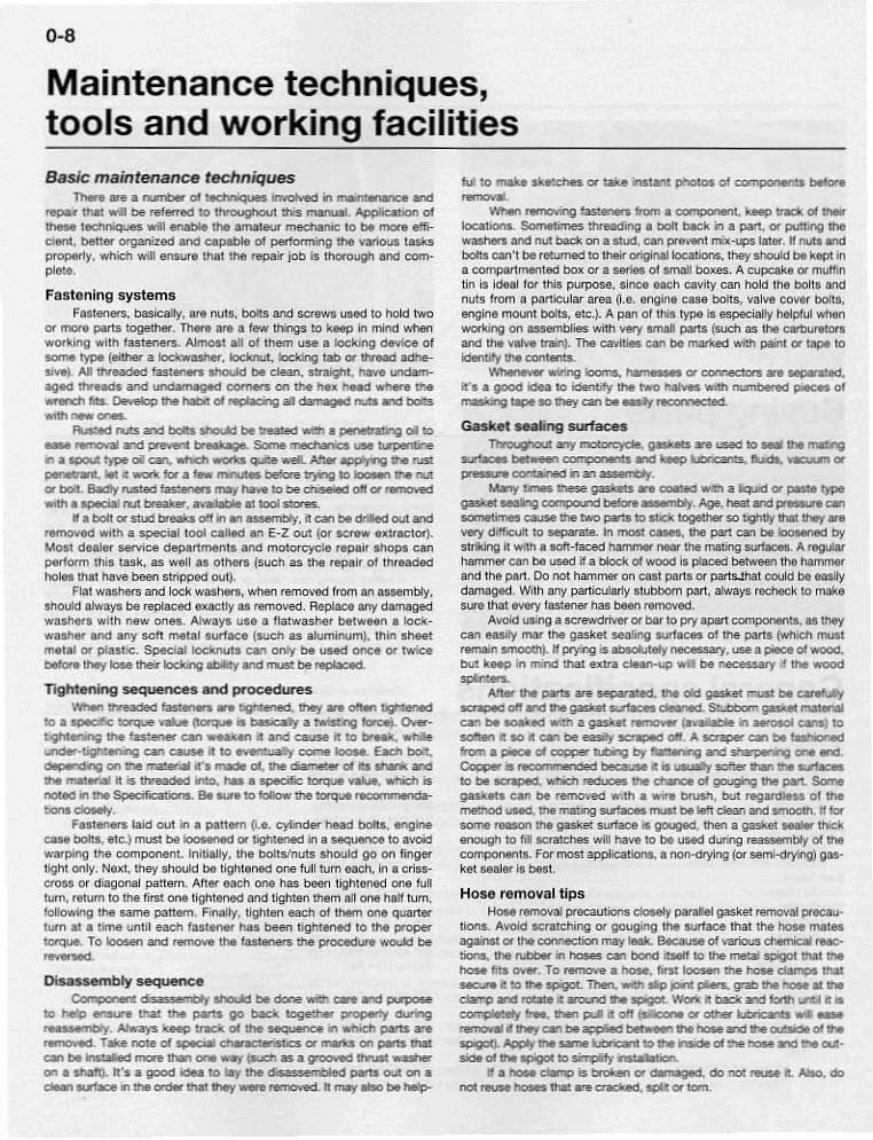 1984-1986 Honda Goldwing Interstate Aspencade GL1200 Service & Repair Manual preview img 7