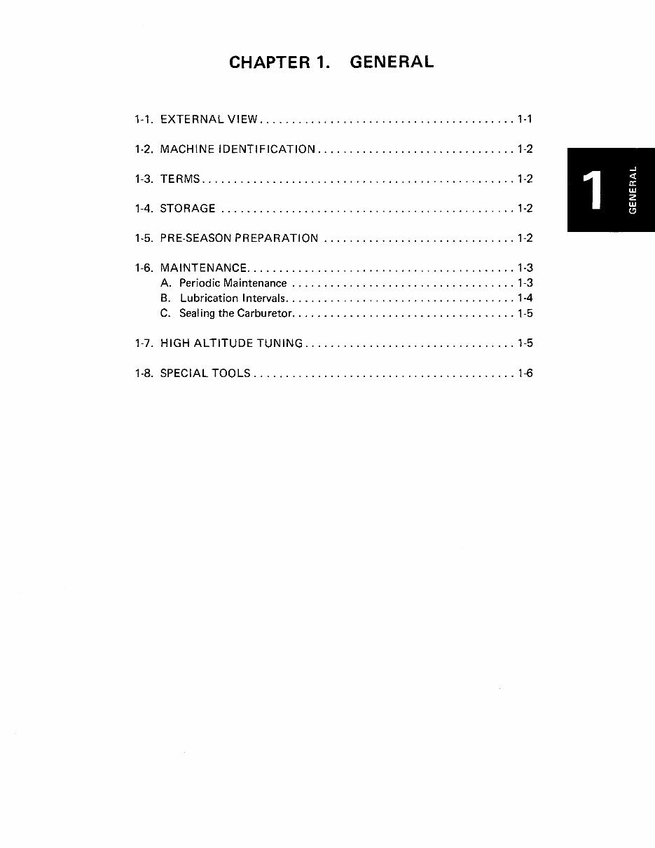 1982-2000 Yamaha BR250F Bravo Snowmobile Service Repair Workshop Manual (1982 1983 1984 1985 1986 1987 1988 1989 1990 1 preview img 4