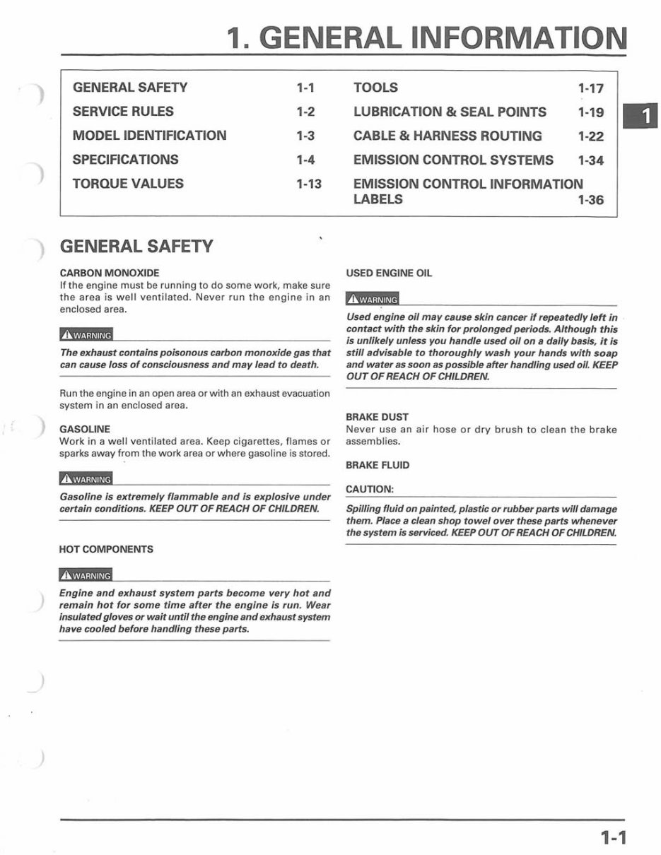 1998-2003 Honda Shadow VT750 ACE Service Manual preview img 3