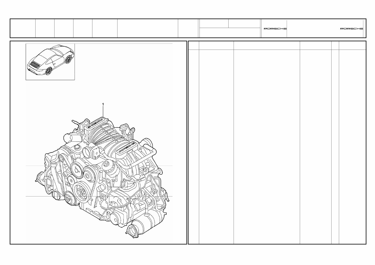 PORSCHE 997 CARRERA Replacement Parts Manual 2009-2012 preview img 5