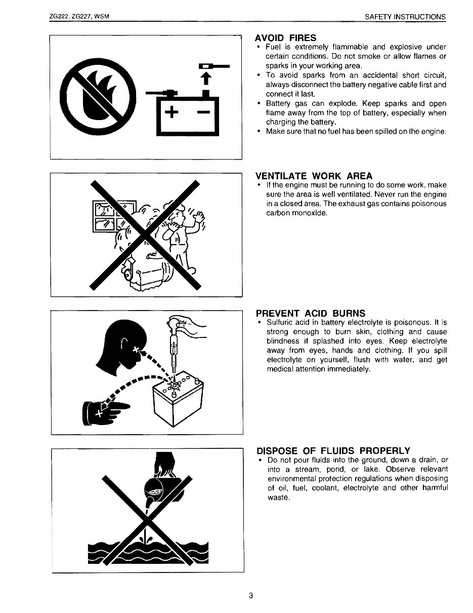 Kubota ZG222/ZG227 Zero Turn Mowers OEM Service & Repair Manual preview img 3