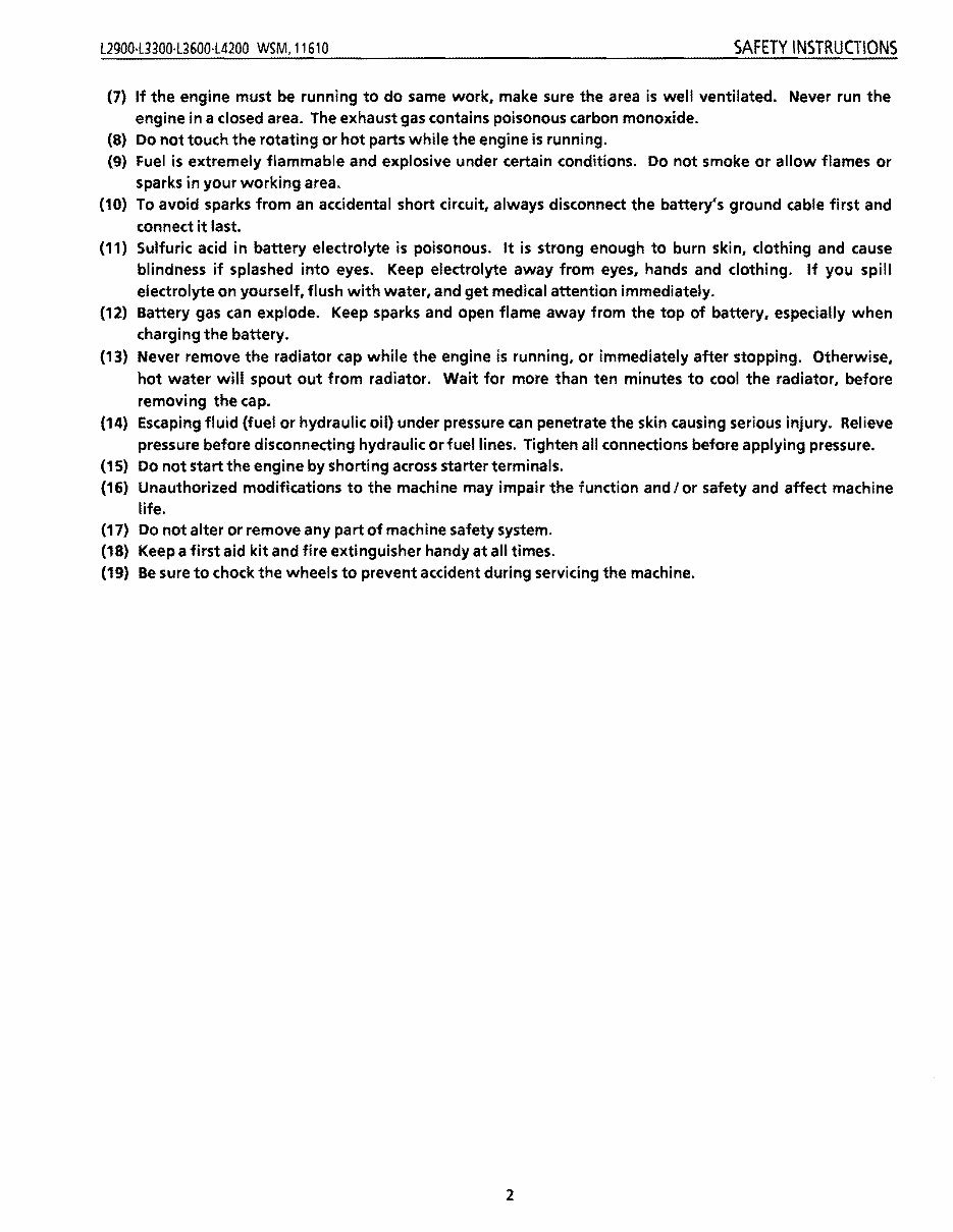Kubota L3300 Tractors OEM Service & Repair Manual preview img 2