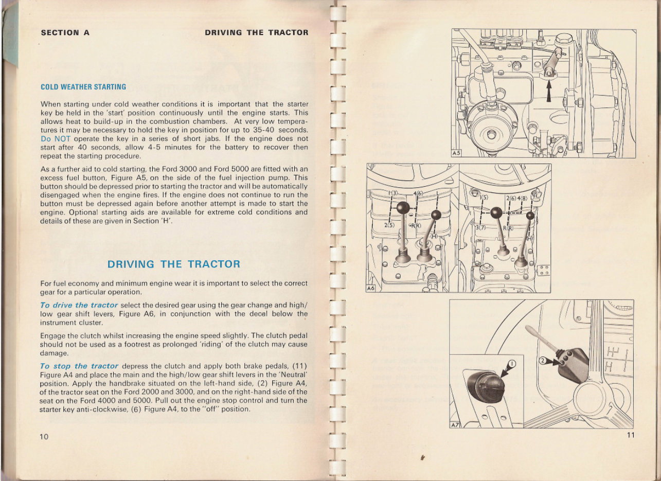 1965-1975 Ford 5000 4 Cylinder Tractor Owners Manual preview img 10