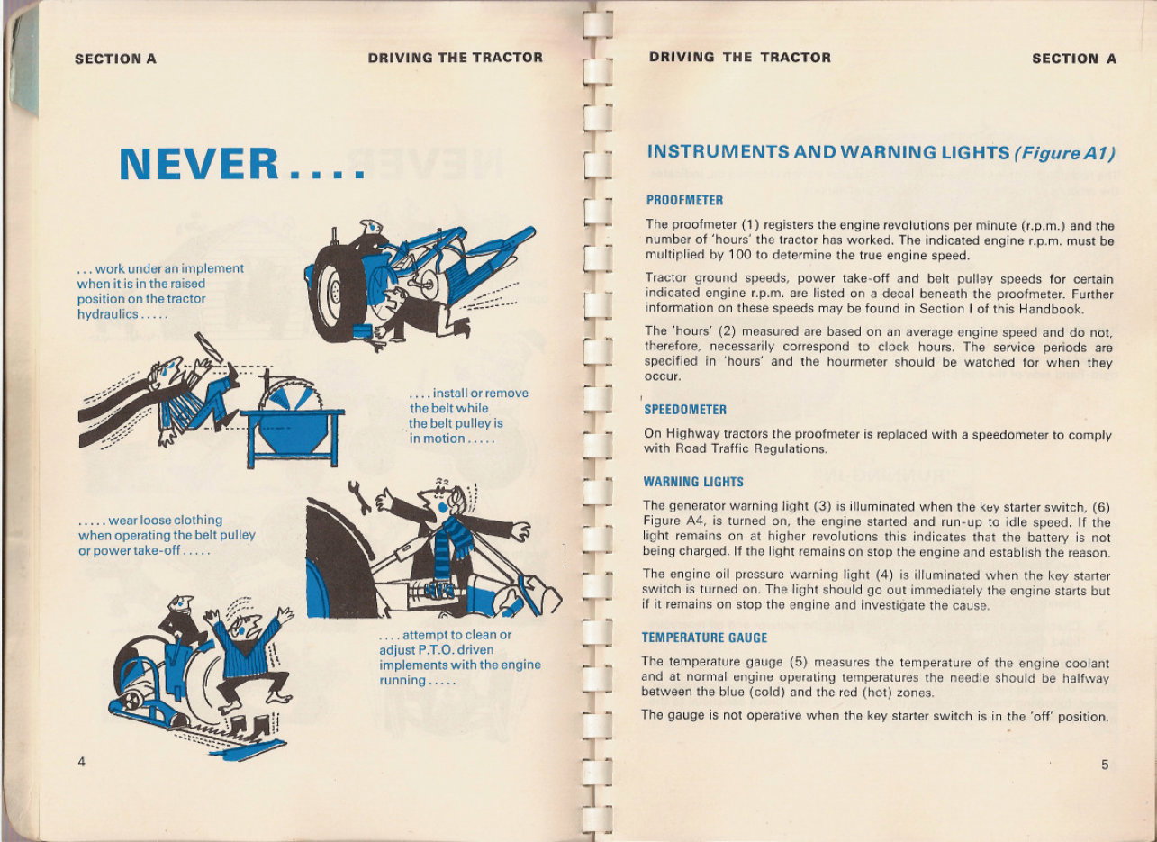 1965-1975 Ford 5000 4 Cylinder Tractor Owners Manual preview img 7