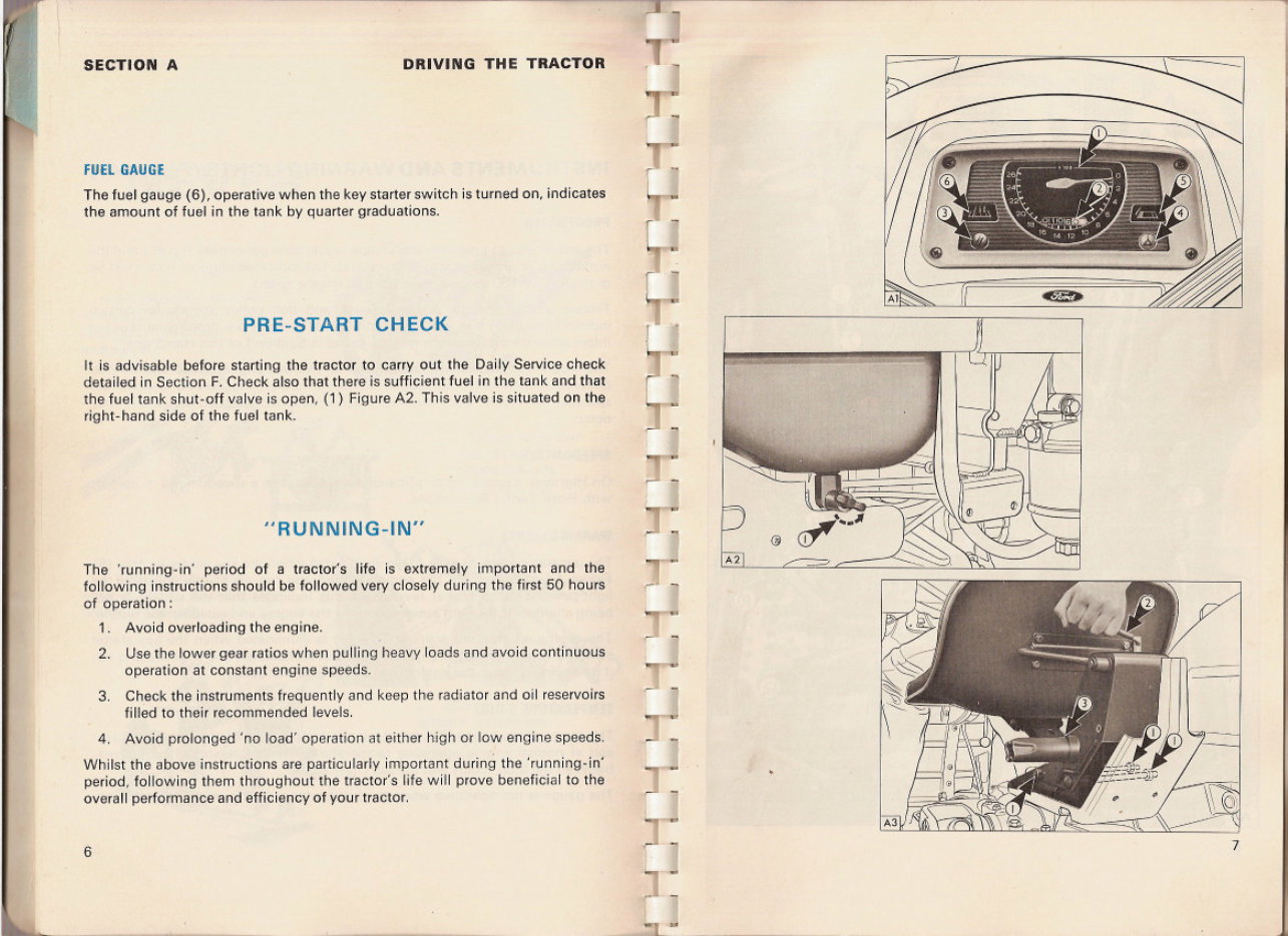1965-1975 Ford 5000 4 Cylinder Tractor Owners Manual preview img 8