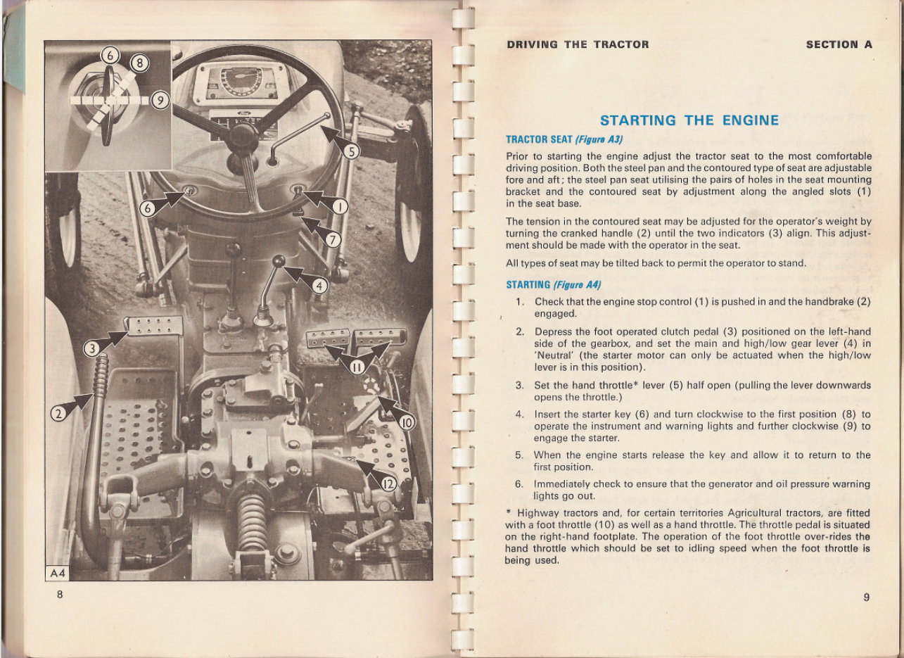 1965-1975 Ford 5000 4 Cylinder Tractor Owners Manual preview img 9