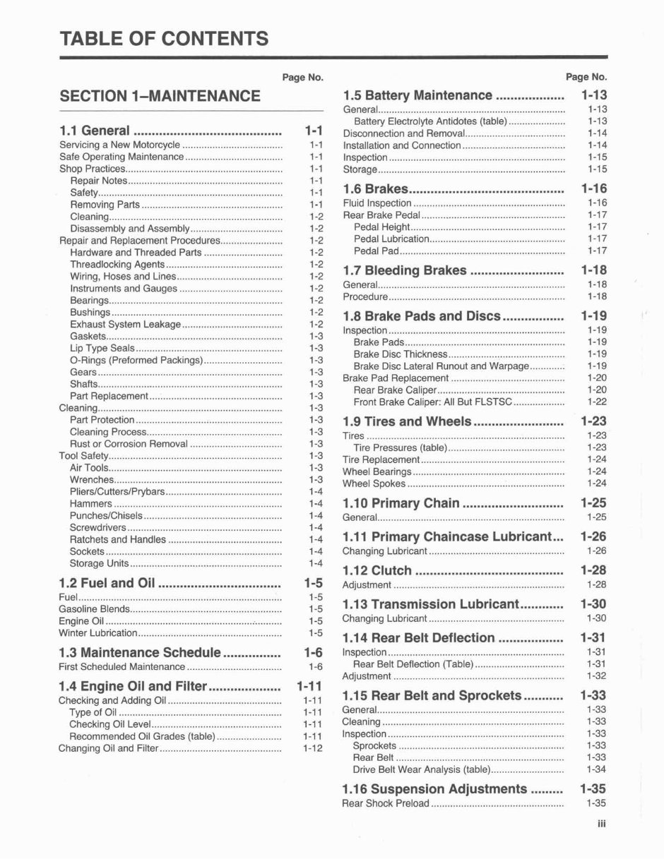 Harley Davidson FLSTC Heritage Softail 2009 Service Manual preview img 5