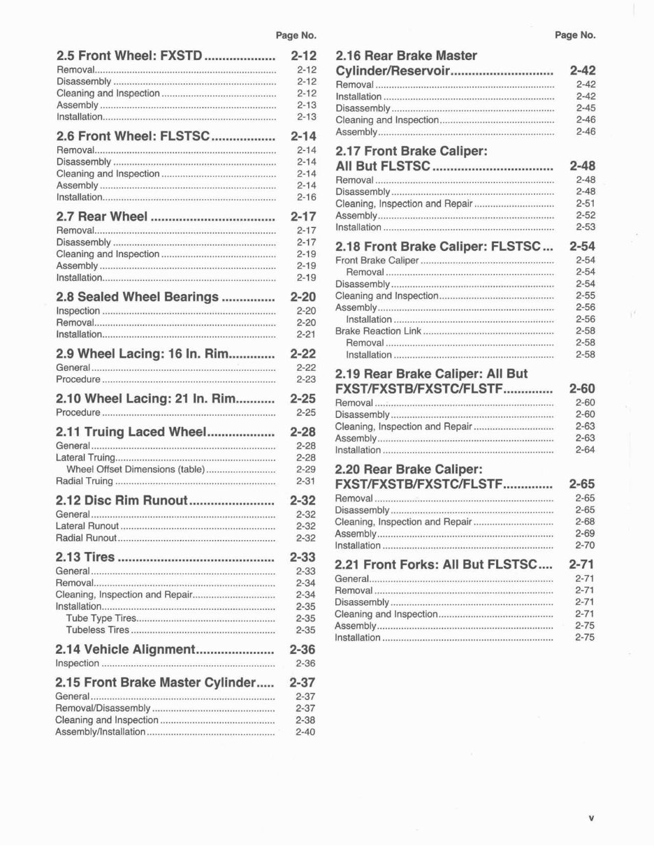 Harley Davidson FLSTC Heritage Softail 2009 Service Manual preview img 7