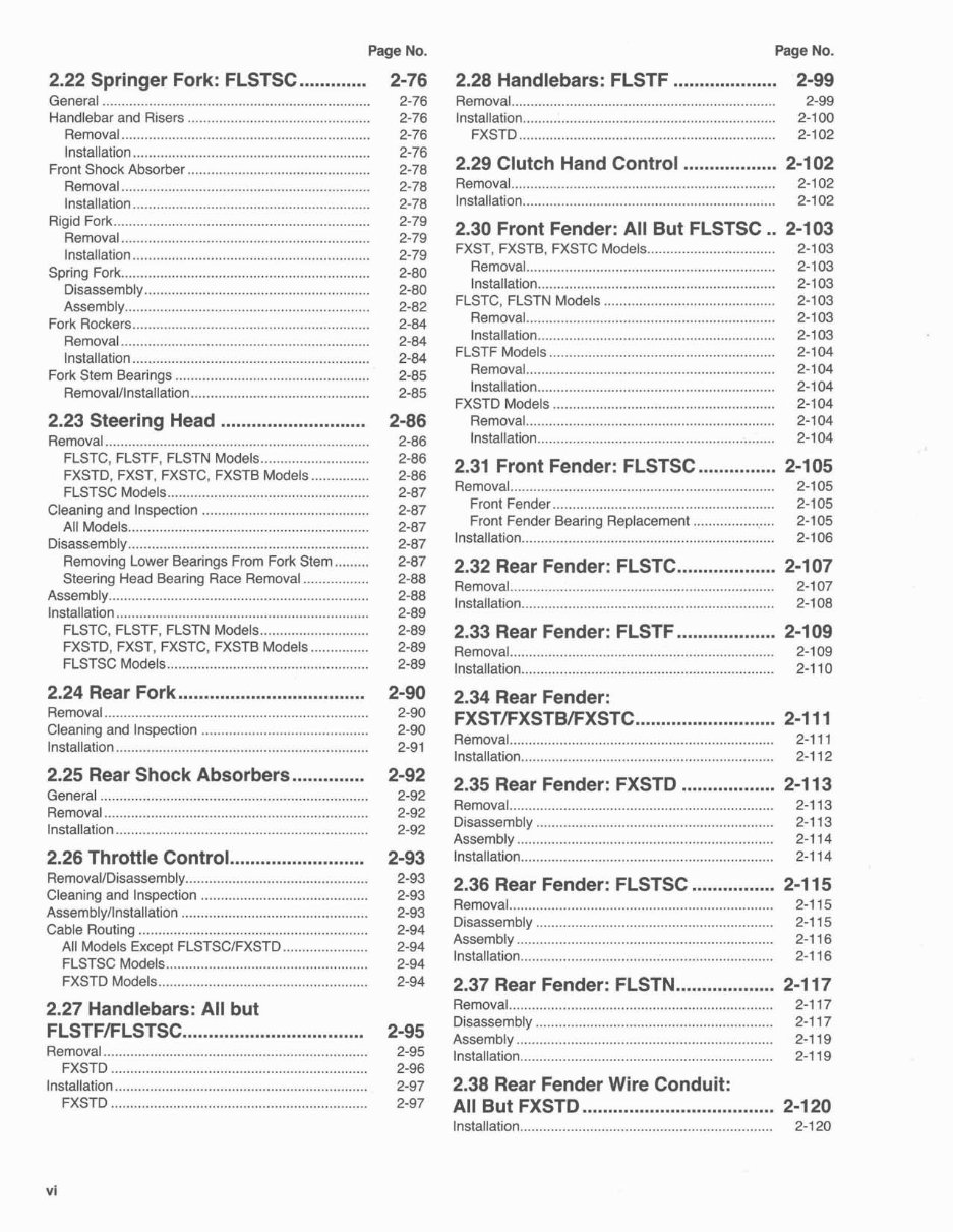 Harley Davidson FLSTC Heritage Softail 2009 Service Manual preview img 8
