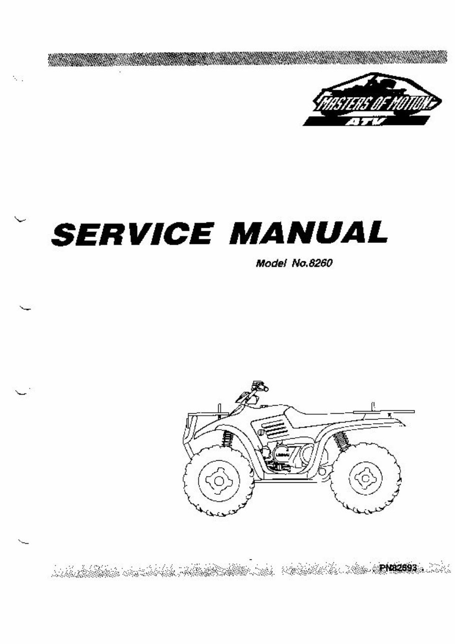 Linhai 260 300 Service Manual preview img 1