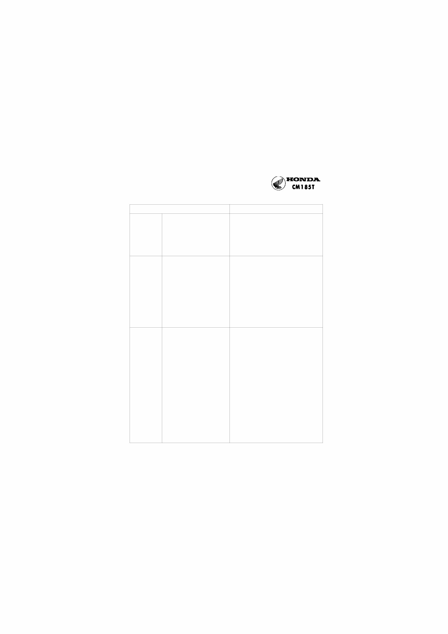 HONDA CM185T TWINSTAR Service Repair Manual 1978-1979 preview img 1