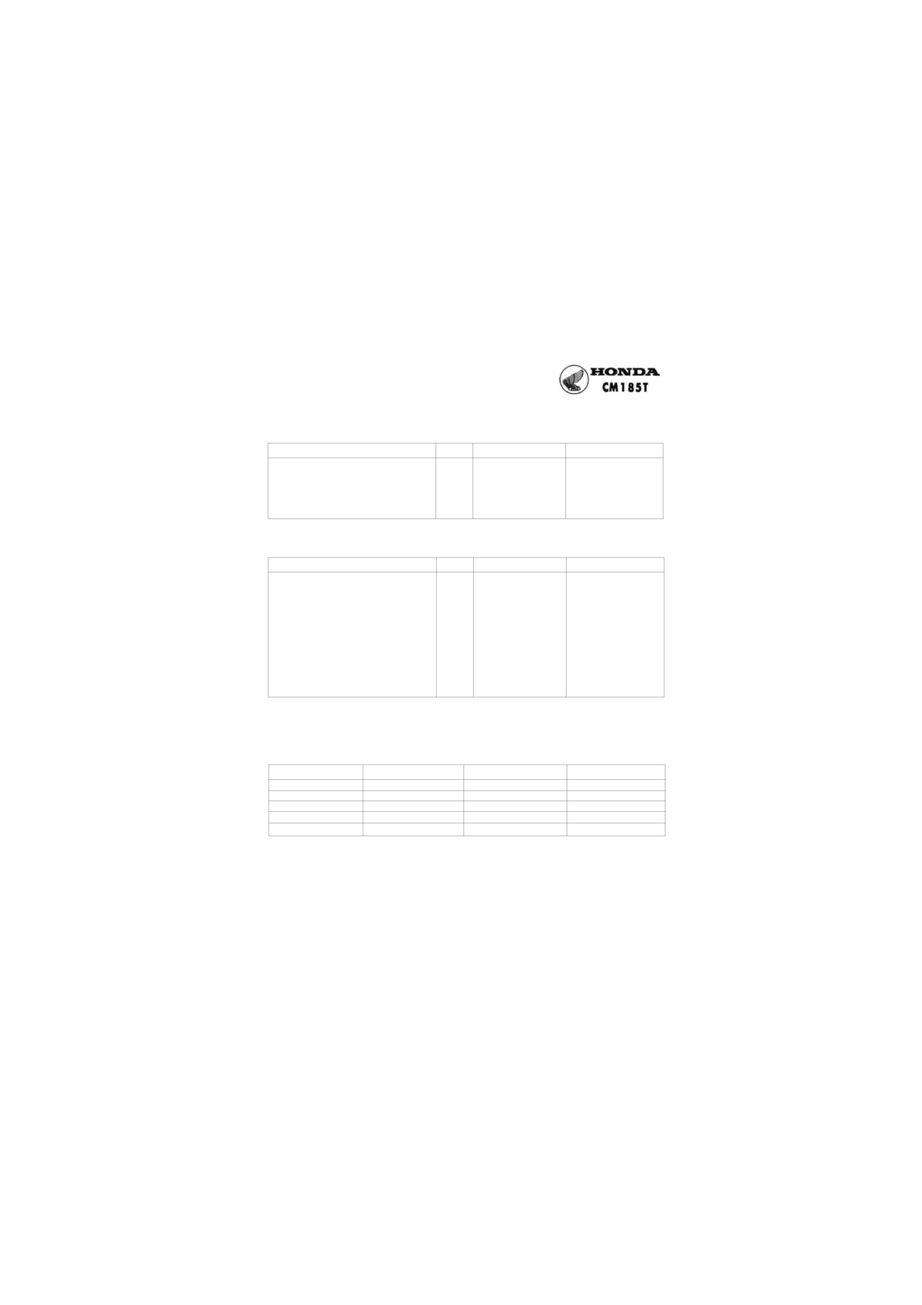 HONDA CM185T TWINSTAR Service Repair Manual 1978-1979 preview img 5