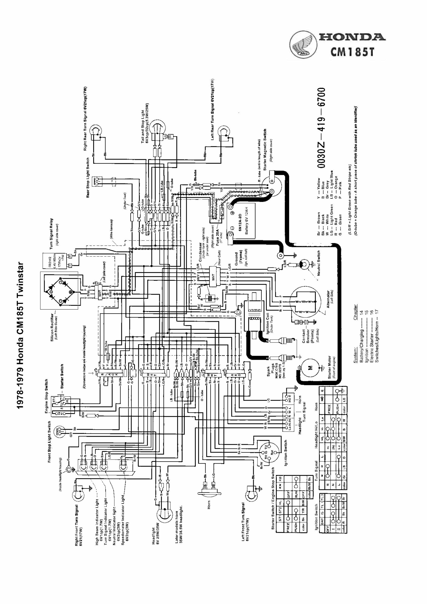 HONDA CM185T TWINSTAR Service Repair Manual 1978-1979 preview img 7