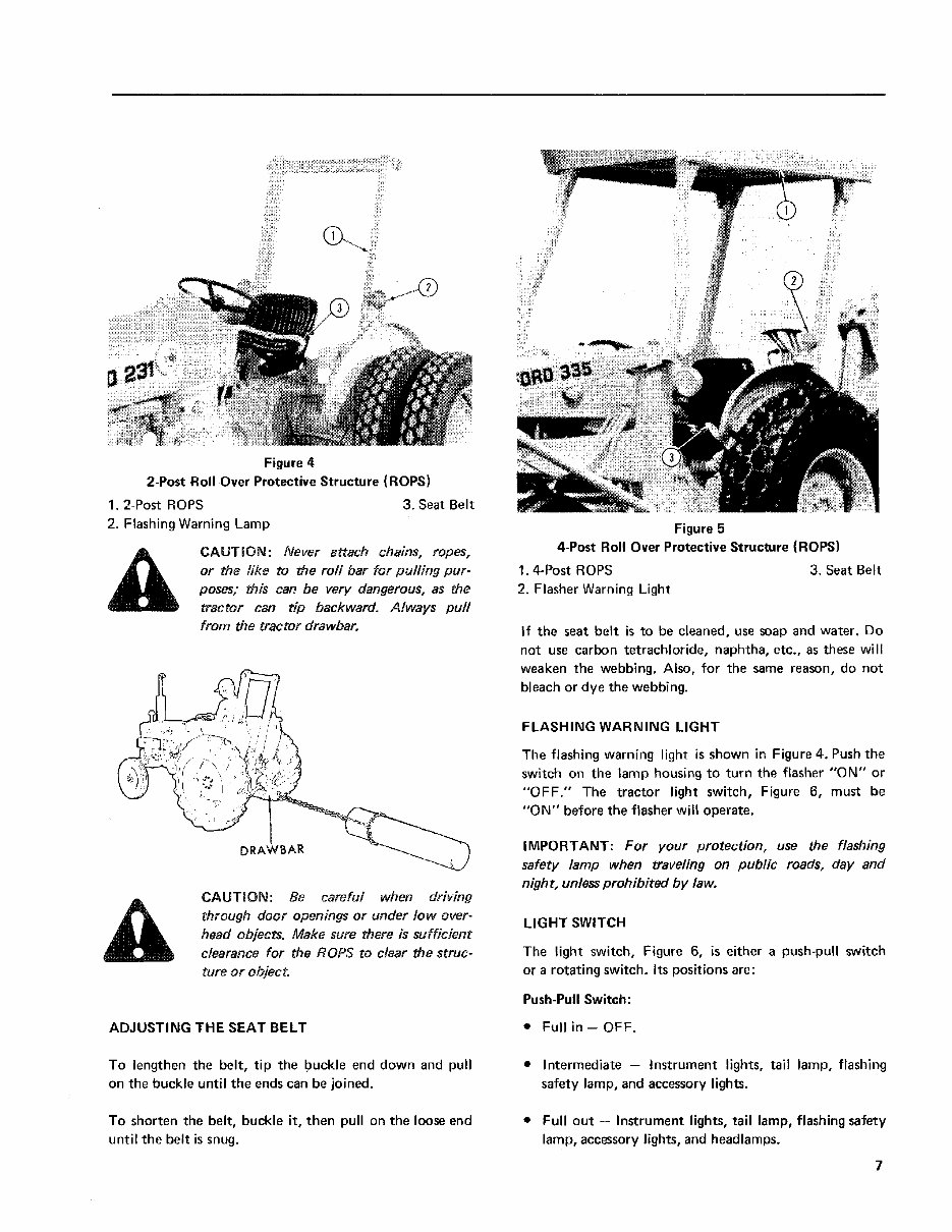 Ford 335 Industrial Tractors Owners Operators Maintenance Manual Ford Tractor preview img 10
