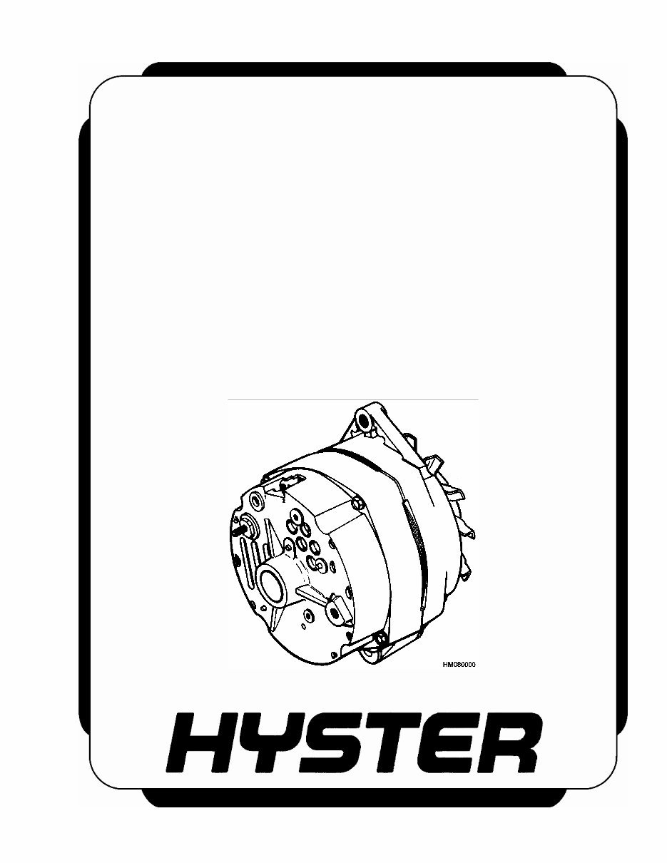 HYSTER SPACESAVER S70XL, S80XL, S100XL, S120XLS, S120XL, S3.50XL, S4.00XL, S4.50XL, S5.50XLS, S5.50XL Forklift Service Repair MA preview img 1