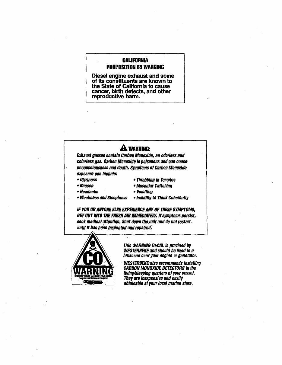 WESTERBEKE Multi-port ELECTRONIC FUEL INJECTION Marine GASOLINE Generator Single Phase*Factory Service / Repair/ Workshop Manual preview img 2