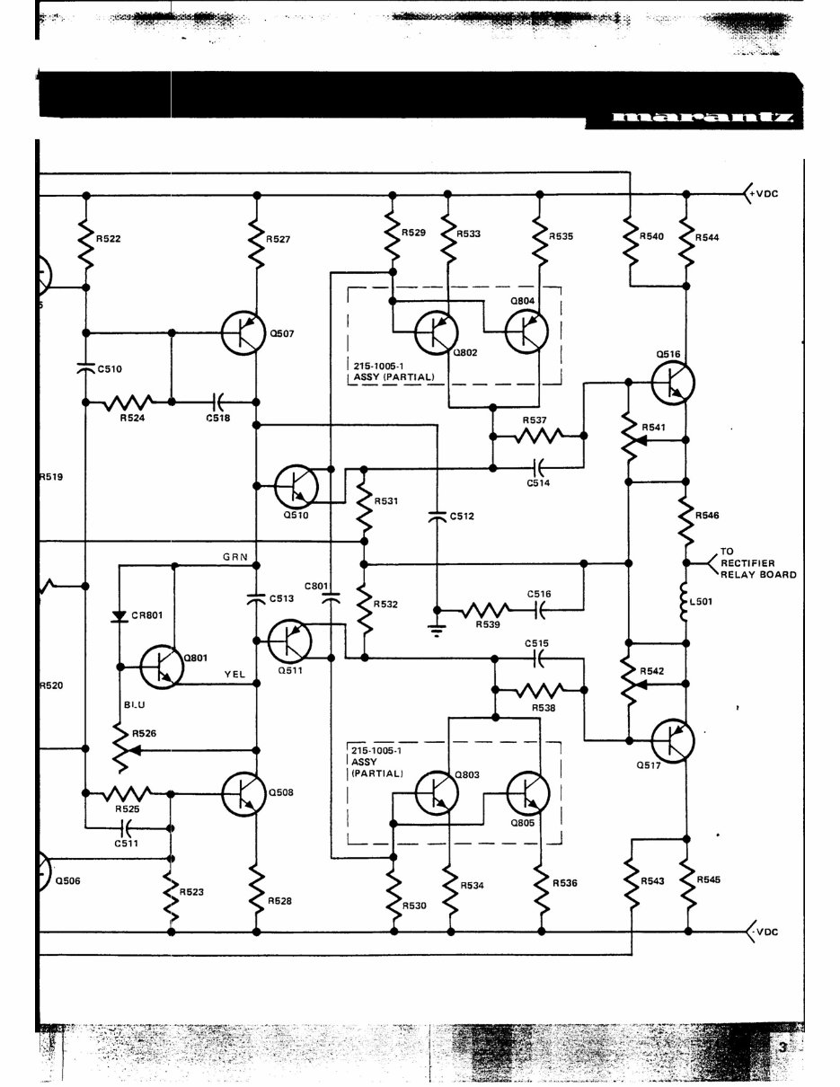 MARANTZ 250 STEREO POWER AMPLIFIER Repair Manual preview img 7
