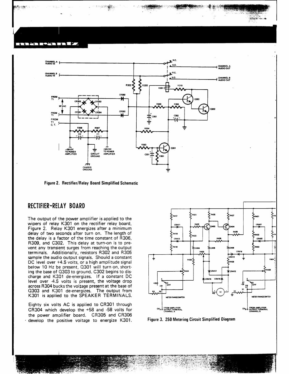 MARANTZ 250 STEREO POWER AMPLIFIER Repair Manual preview img 8