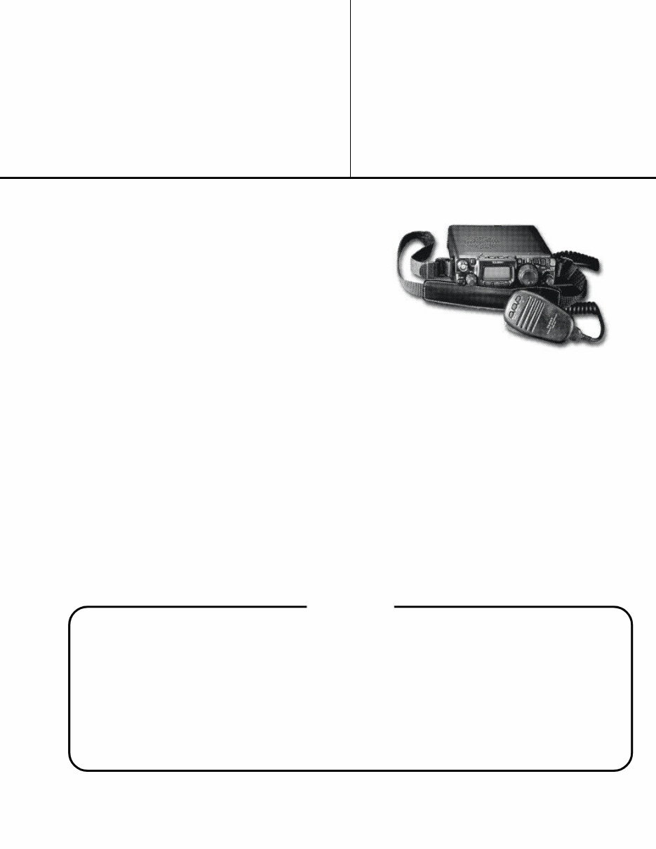 VERTEX YAESU FT-817 Service Repair Manual preview img 1