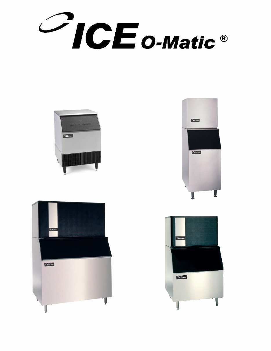 ICE-O-MATIC Service and Installation ManualTHE ICE Series Manual ICE0250 ICE2100 preview img 1
