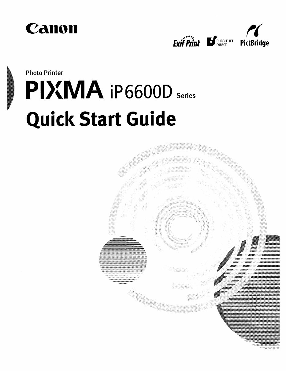 Canon PIXMA iP6600D Printer Service Repair Manual preview img 1