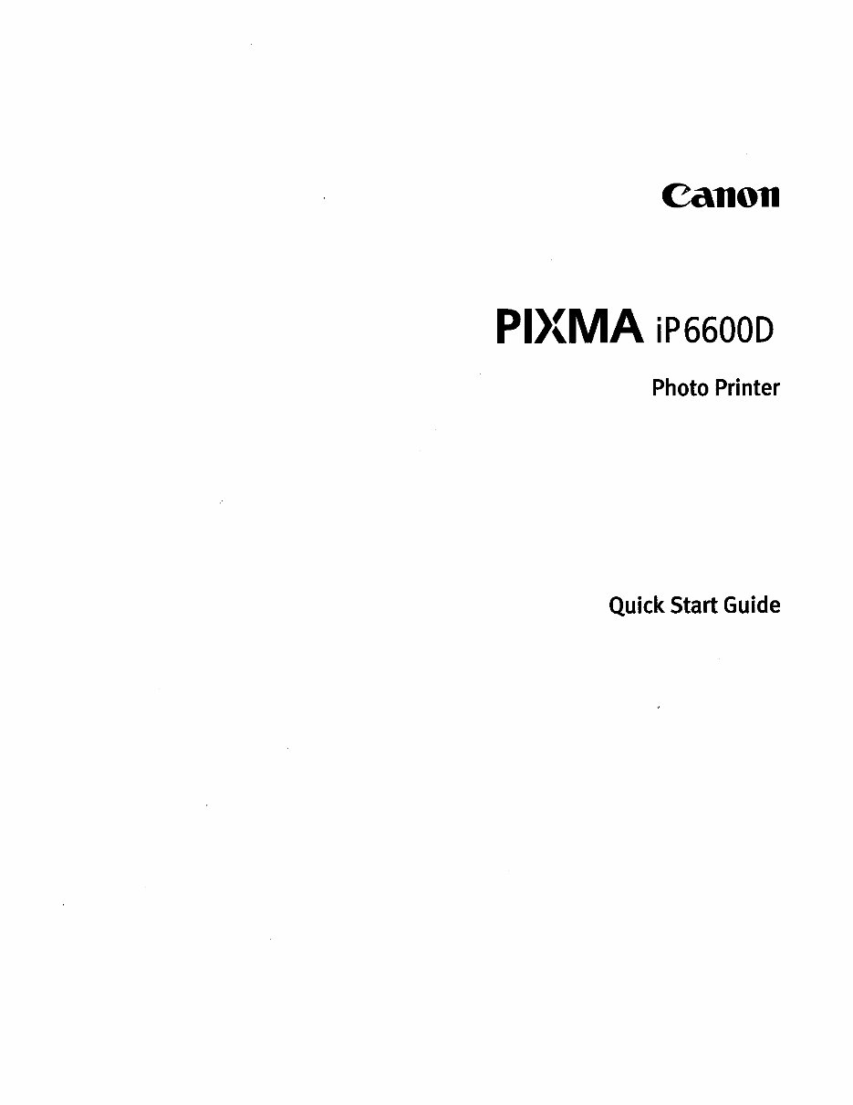 Canon PIXMA iP6600D Printer Service Repair Manual preview img 3