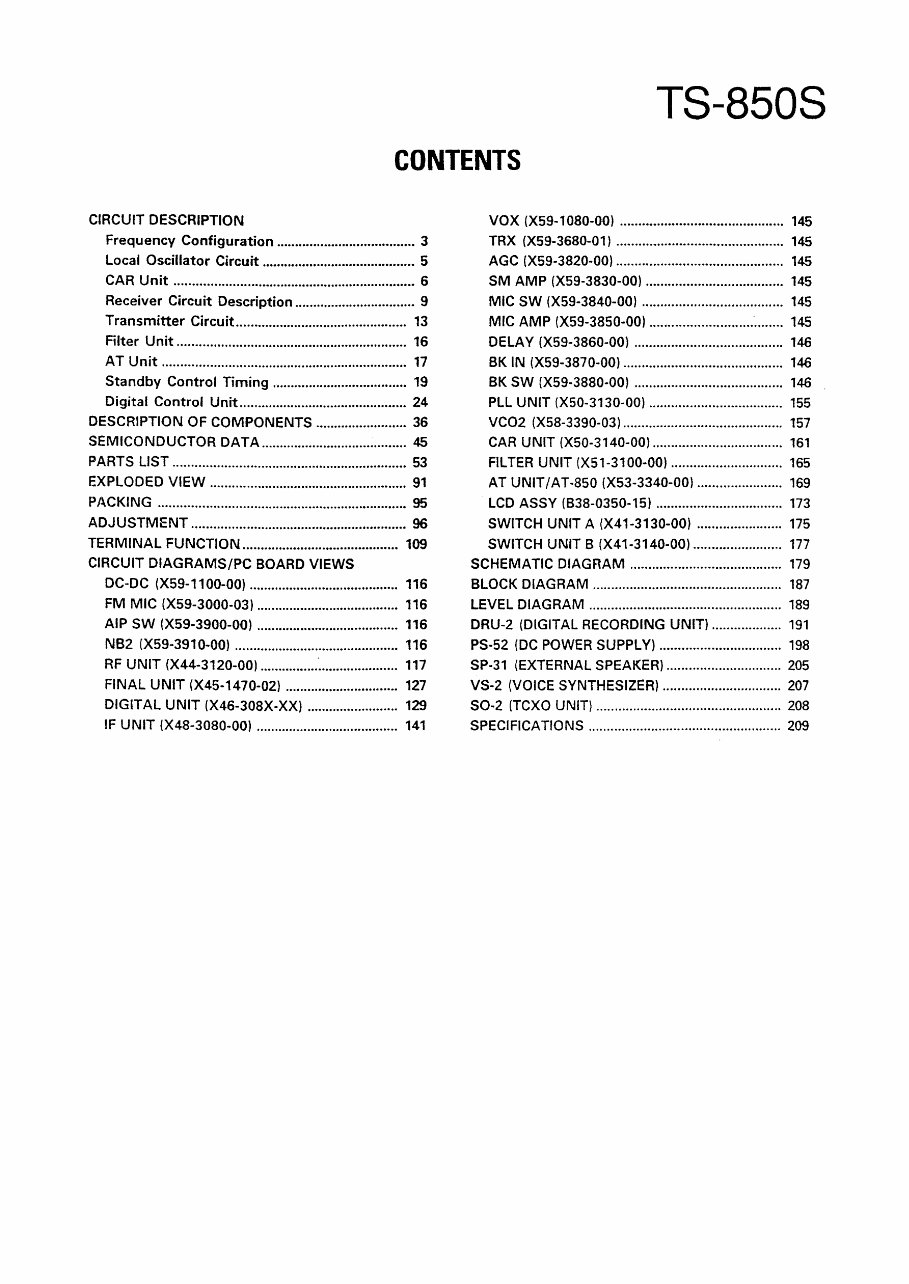 Kenwood TS 850S Service manual preview img 2