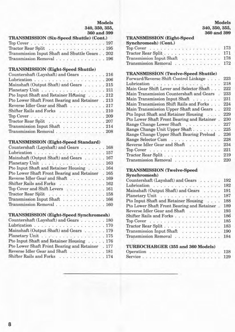 Massey Ferguson MF350 Tractor OEM Service & Repair Manual preview img 5