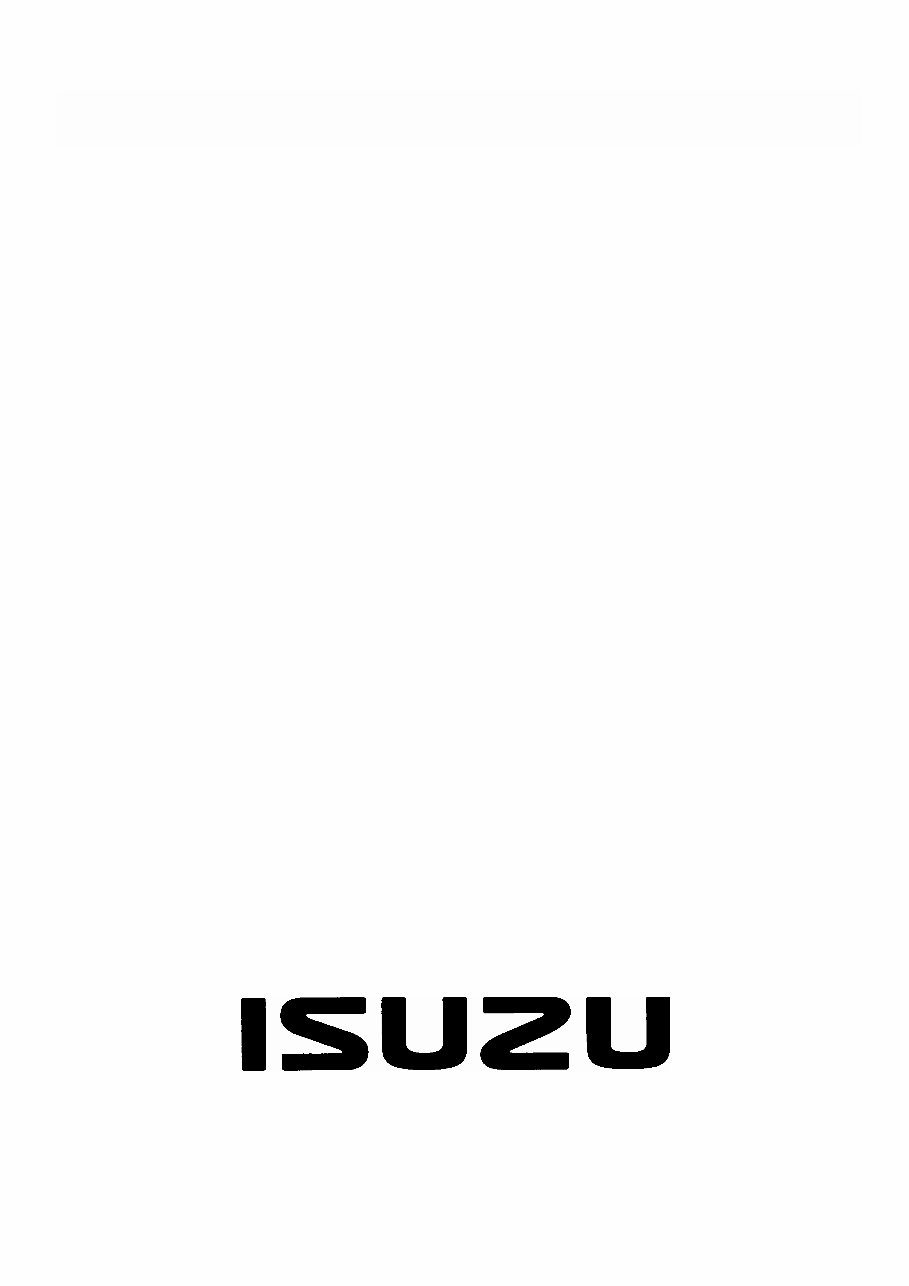 ISUZU 4HF1 4HG1 4HE1 Series Engine Workshop Service Manual preview img 1