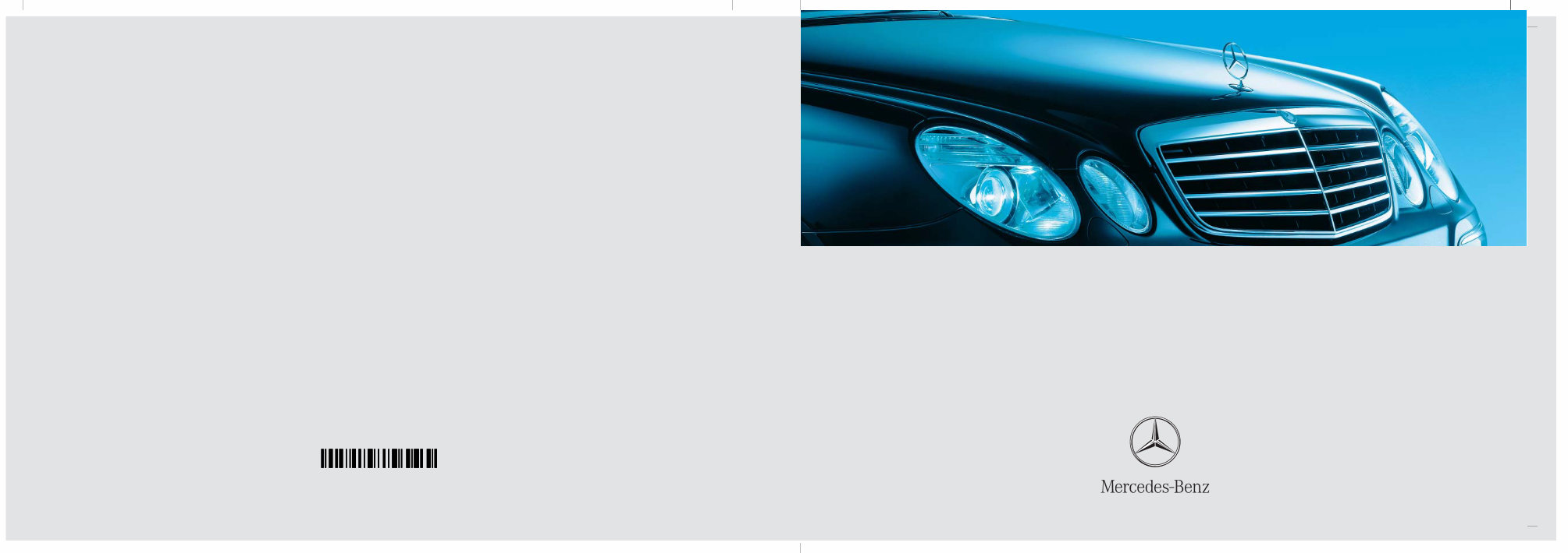 2007 Mercedes-Benz E-Class E320 Bluetec E350 E550 4Matic E63 AMG Owners Manual preview img 1