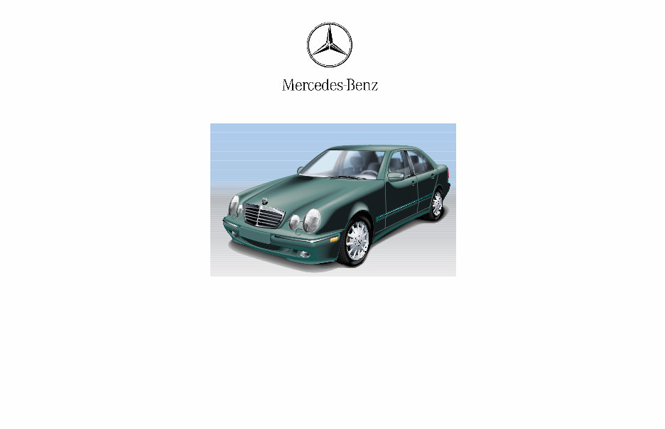 2003 Mercedes-Benz E-Class E320, E430, E55 AMG (W211) Owners Manual preview img 1