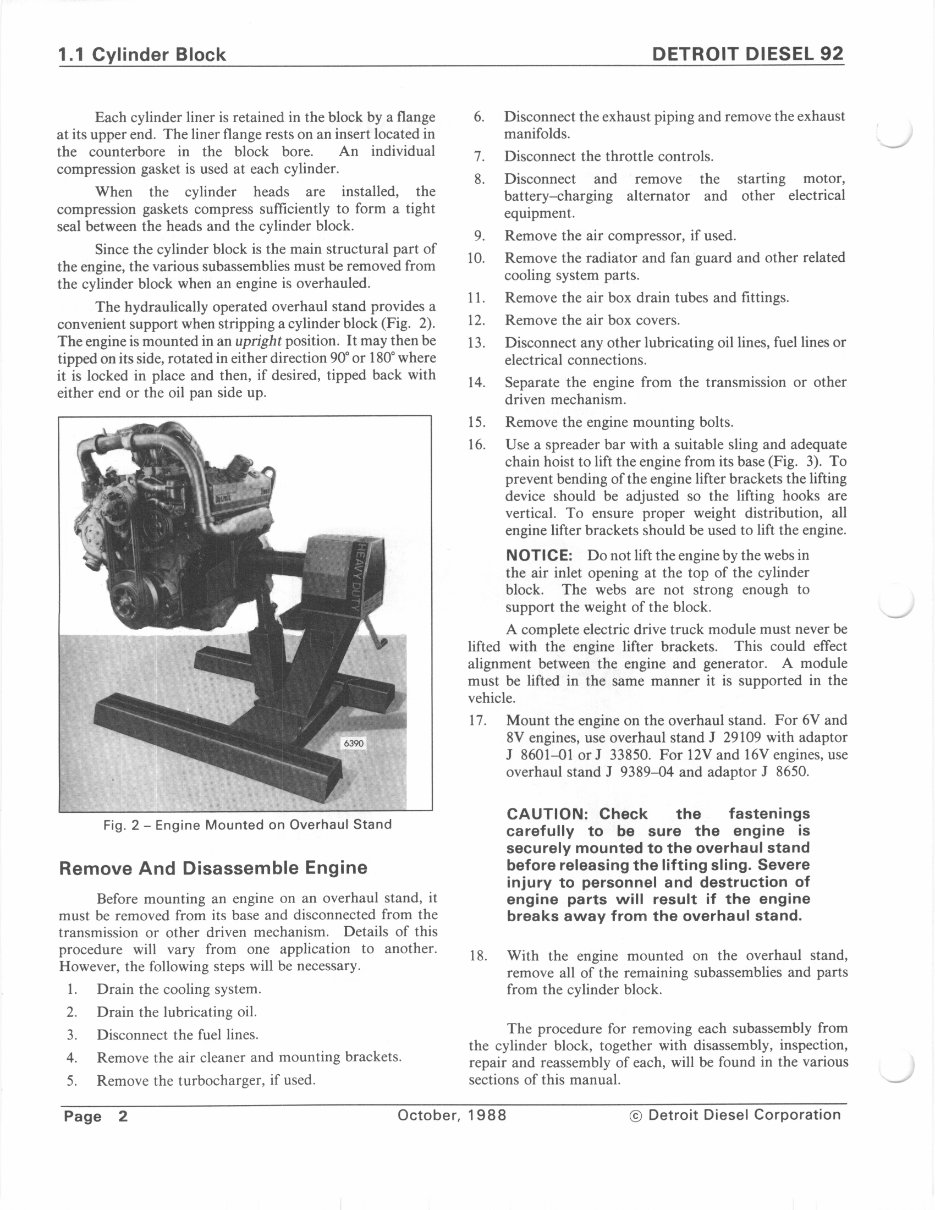 Detroit Diesel Series 92 Service Manual Workshop Repair preview img 3