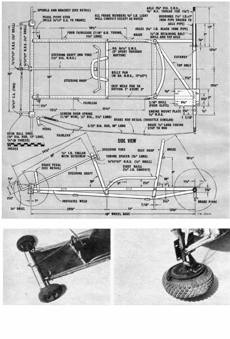 Vintage Old School Go-Kart Plans preview img 3