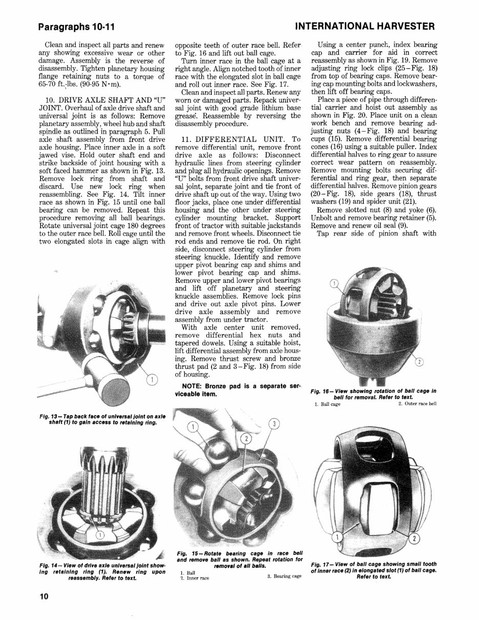 IH 3088 3288 3488 Hydro 3688 Shop Manual preview img 10