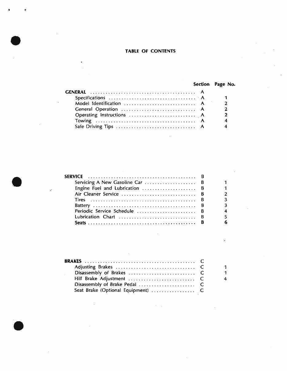 1970 E-Z-Go GX-440/GX-444 Golf Cars OEM Service & Repair Manual preview img 2
